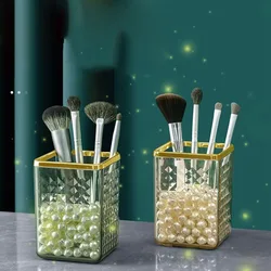 1PCS Makeup Brush Storage Box Makeup Organizer Cosmetics Lipstick Display Stand Eyebrow Pencil Barrel Plastic Box  Large