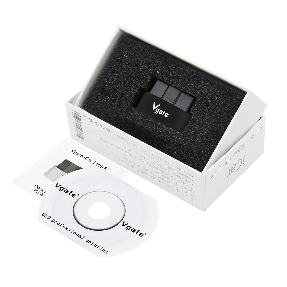 Vgate ICar3 WIFI OBDII OBD2 Code Reader ELM327 Wifi Icar 3 Diagnostic Interface for IOS Android