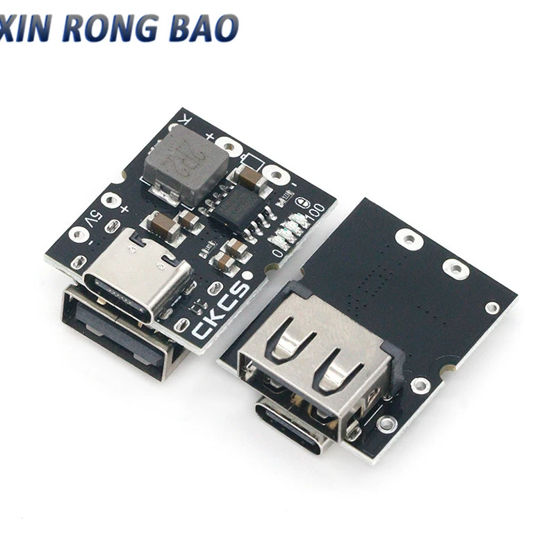 1pcs High-precision 5V2A charge-discharge integrated module Type-C input compatible with 4.2V lithium battery