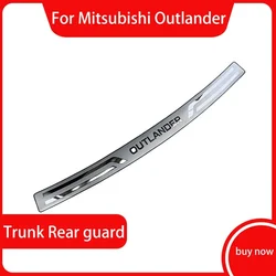 for Mitsubishi Outlander ultrathin stainless steel trunk threshold guard plate anti-scratch protection car accessories 2013-2015