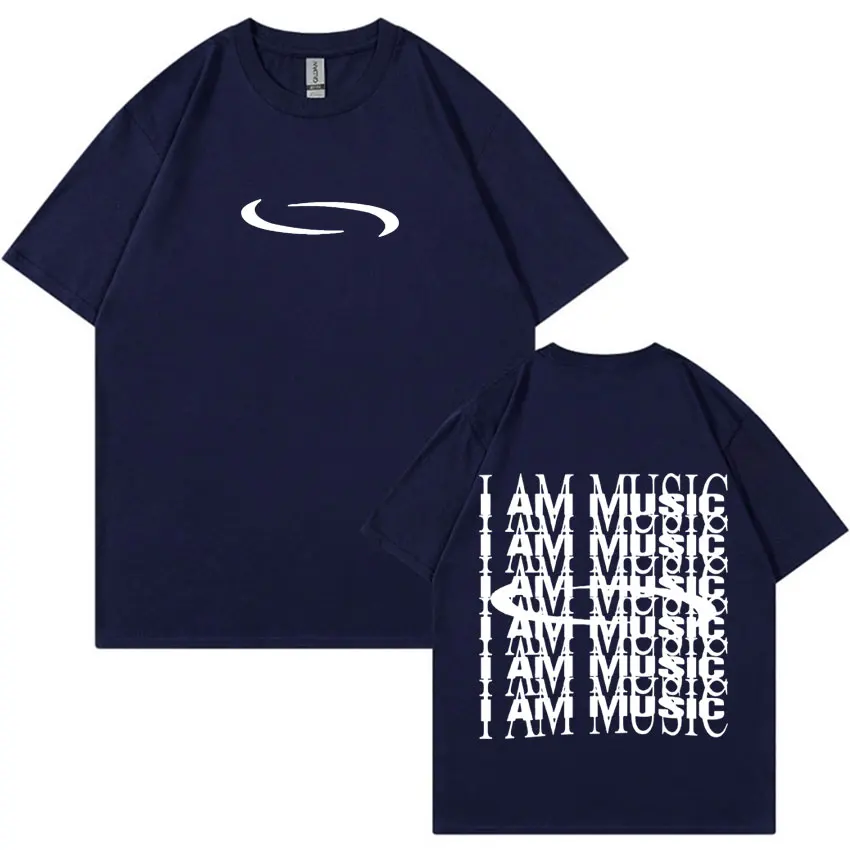 Playboi Carti I AM MUSIC Logo T Shirt Opium Ken Carson Narcissist Tour Rap T-shirts Men Women Fashion Hip Hop Oversized Tees Y2k