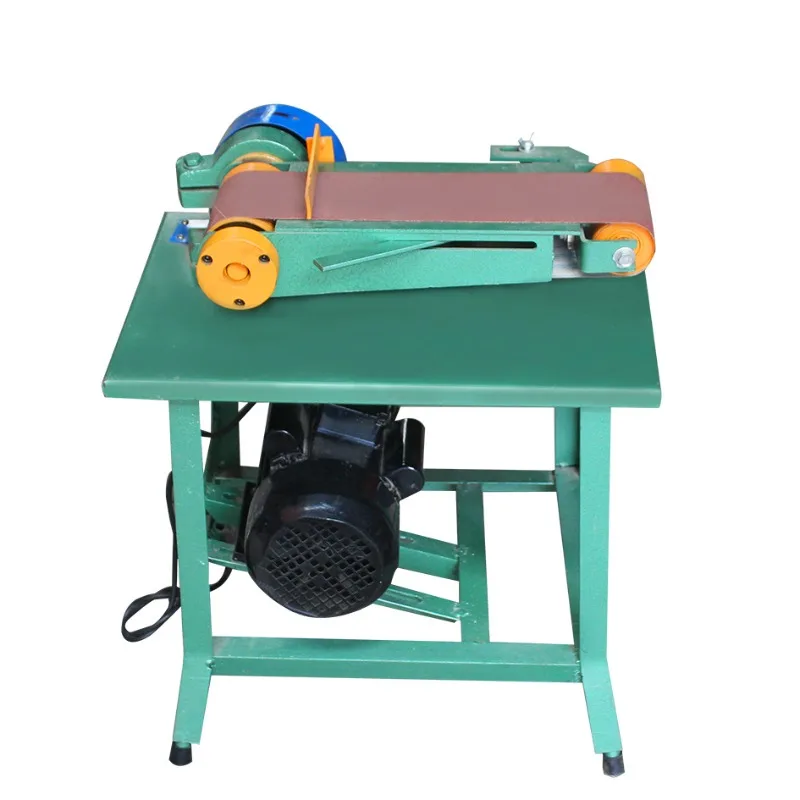 

915 Vertical Belt Grinding Machine 4 Inch Flat Grinder Floor Type Metal Polishing Grinder