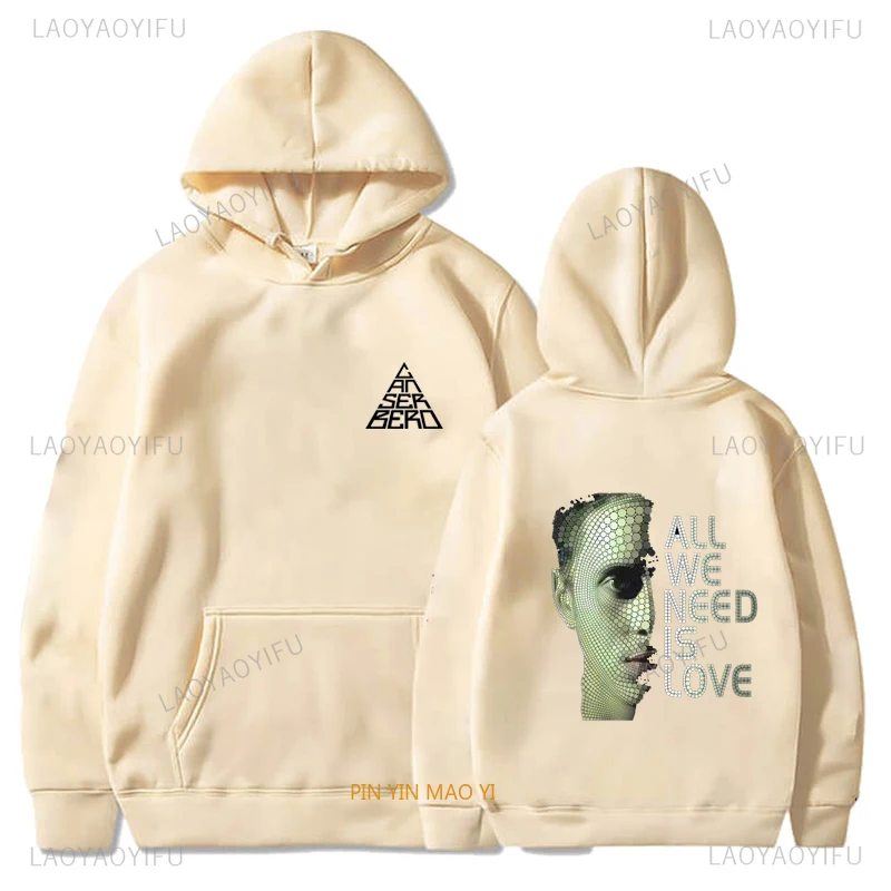 Love is over Canserbero Graphic Hoodies felpa Vida All abbiamo bisogno di felpa con cappuccio stampata uomo donna abbigliamento Streetwear Pullover