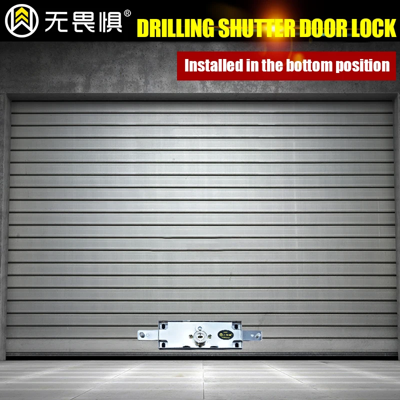 Roll-up door lock, security blinds, safe lock, with key door, garage door hardware lock