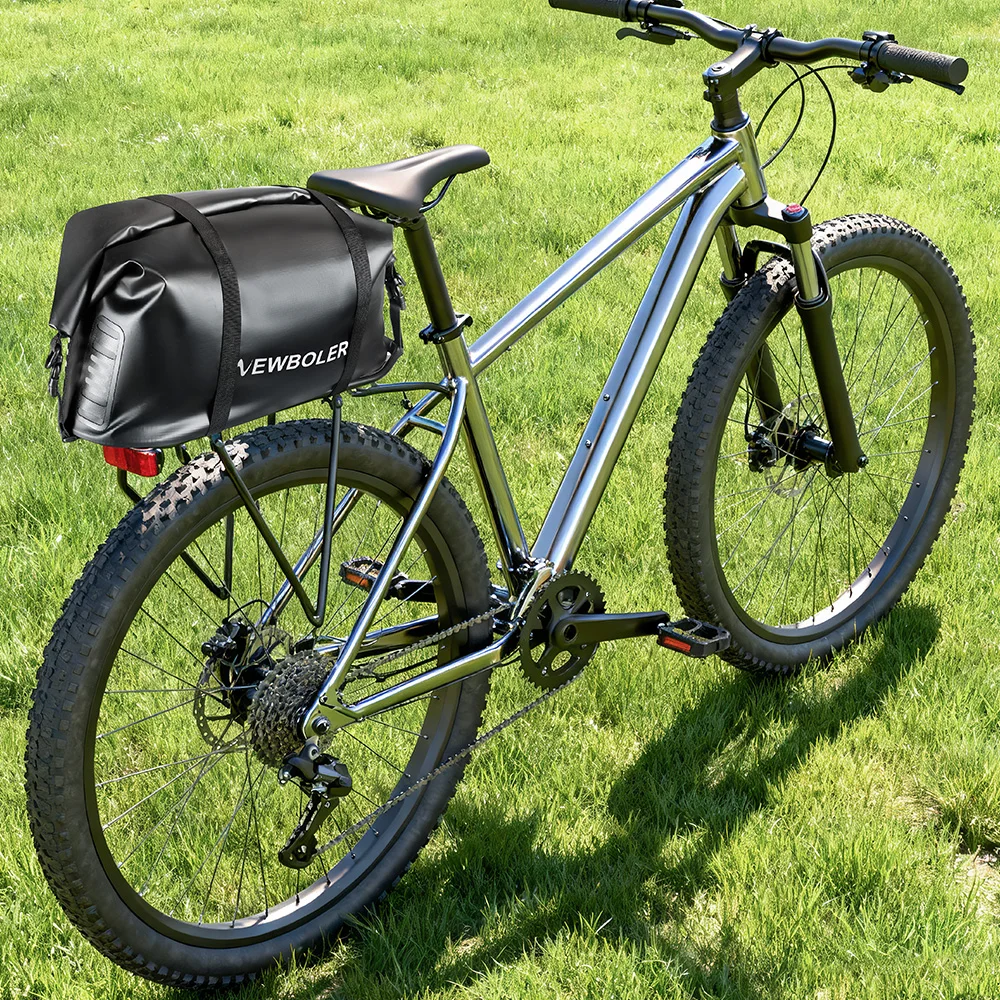 NEWBOLER Fahrradtasche 20L Große Kapazität Fahrrad Umhängetasche PVC Wasserdichte Fahrrad Rücksitz Rack Tasche Für MTB Radfahren E-Bike – Detail 10