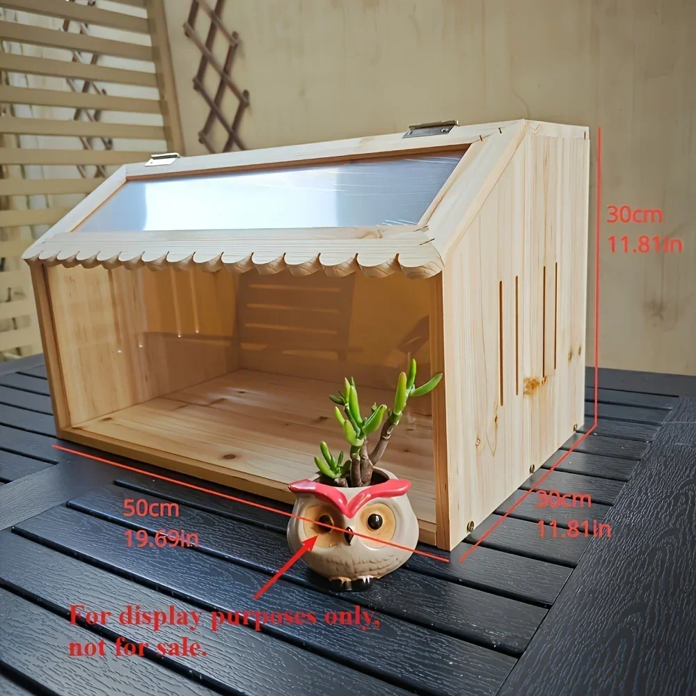 

New Small Pet Feeding Box Chick Insulation Box Hamster Box Climbing Pet Villa - for Pet Mice Rutin Chickens Reptiles Hedgehogs