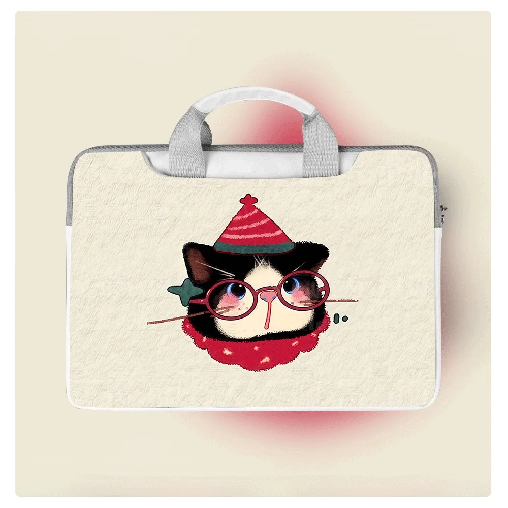 

Cartoon Cat Print Laptop Bag Laptop Sleeve Laptop Case for Macbook Case 12 13.3 14.6 15.6 16 Inch Macbook Air ASUS Holiday Gift