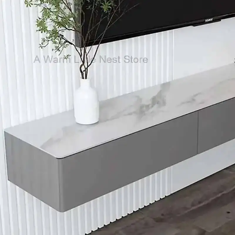 جدار مركز الجرانيت الأوروبي الدائمة حامل تلفاز التنقل Schedari طاولة تلفاز Schedari تصميم الحد الأدنى موبليس أثاث الفناء الخلفي