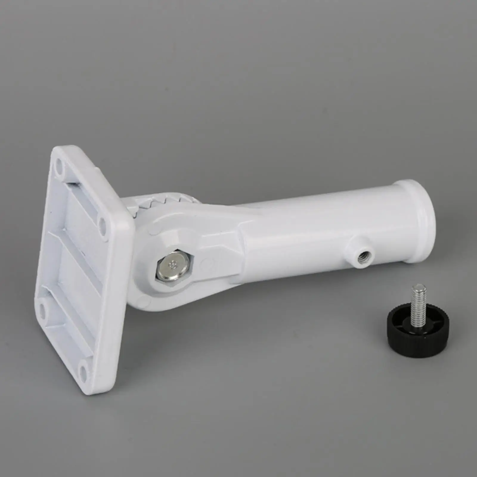 Aluminum Alloy Flagpole Bracket Adjustable Wall Mount for Custom Flag Banners Garden and Window Display