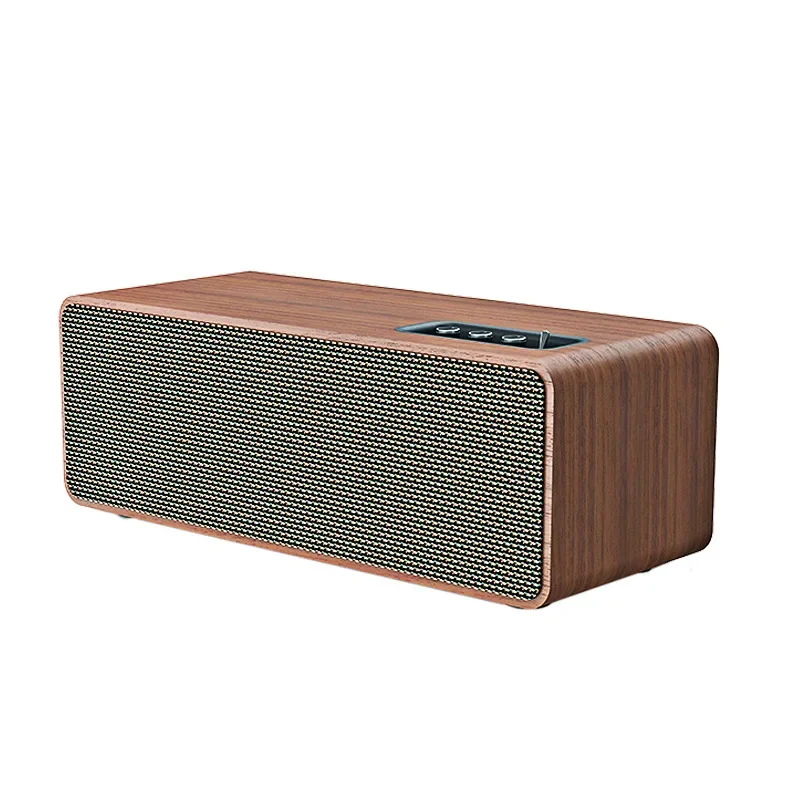 2024 wooden bluetooth speaker ST08 stereo desktop computer desktop subwoofer high fidelity retro speaker