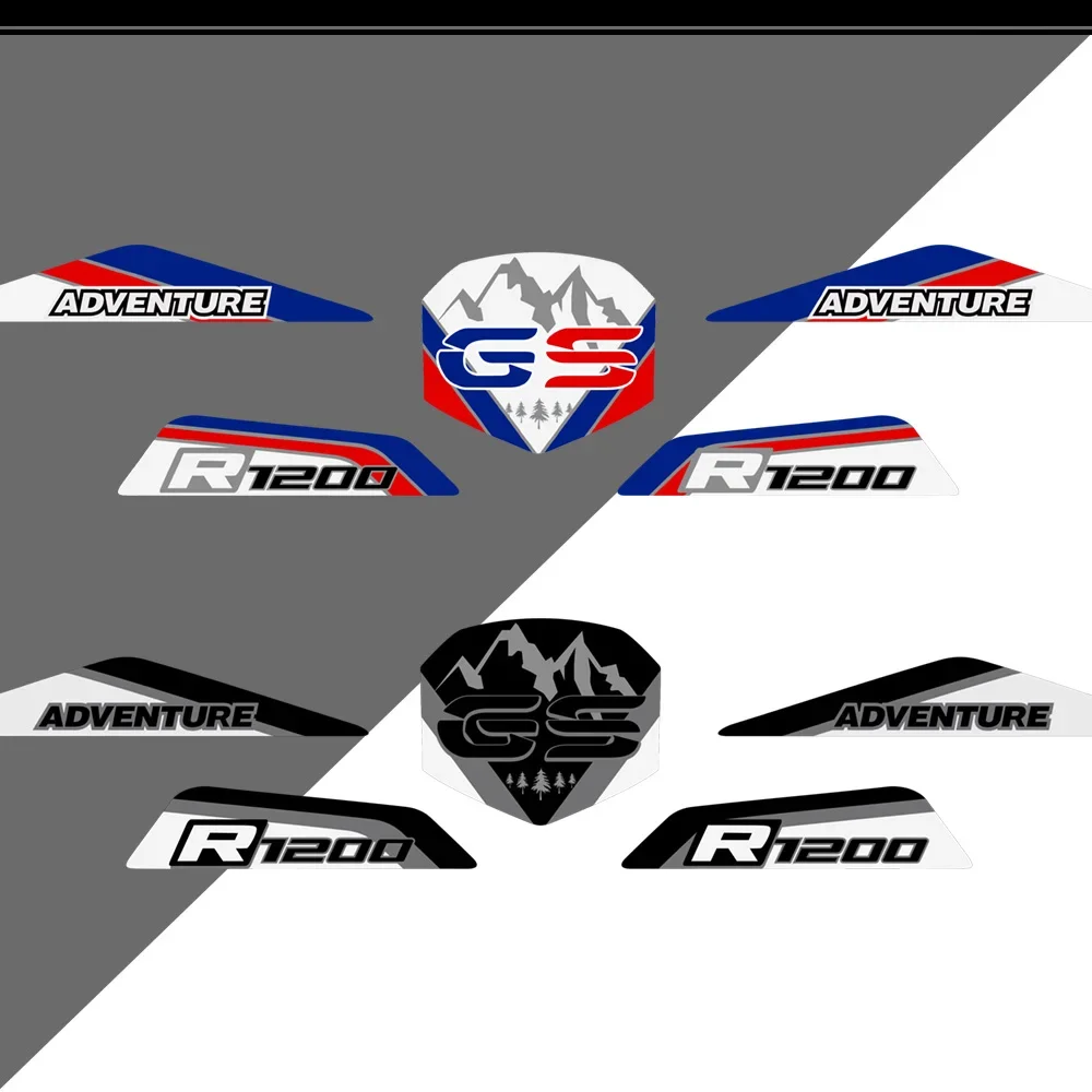 Stickers Decals Adventure For BMW R1200GS R1200 R 1200 ADV GS GSA Front Fender Beak Extension Cove Windshield Screen Windscreen