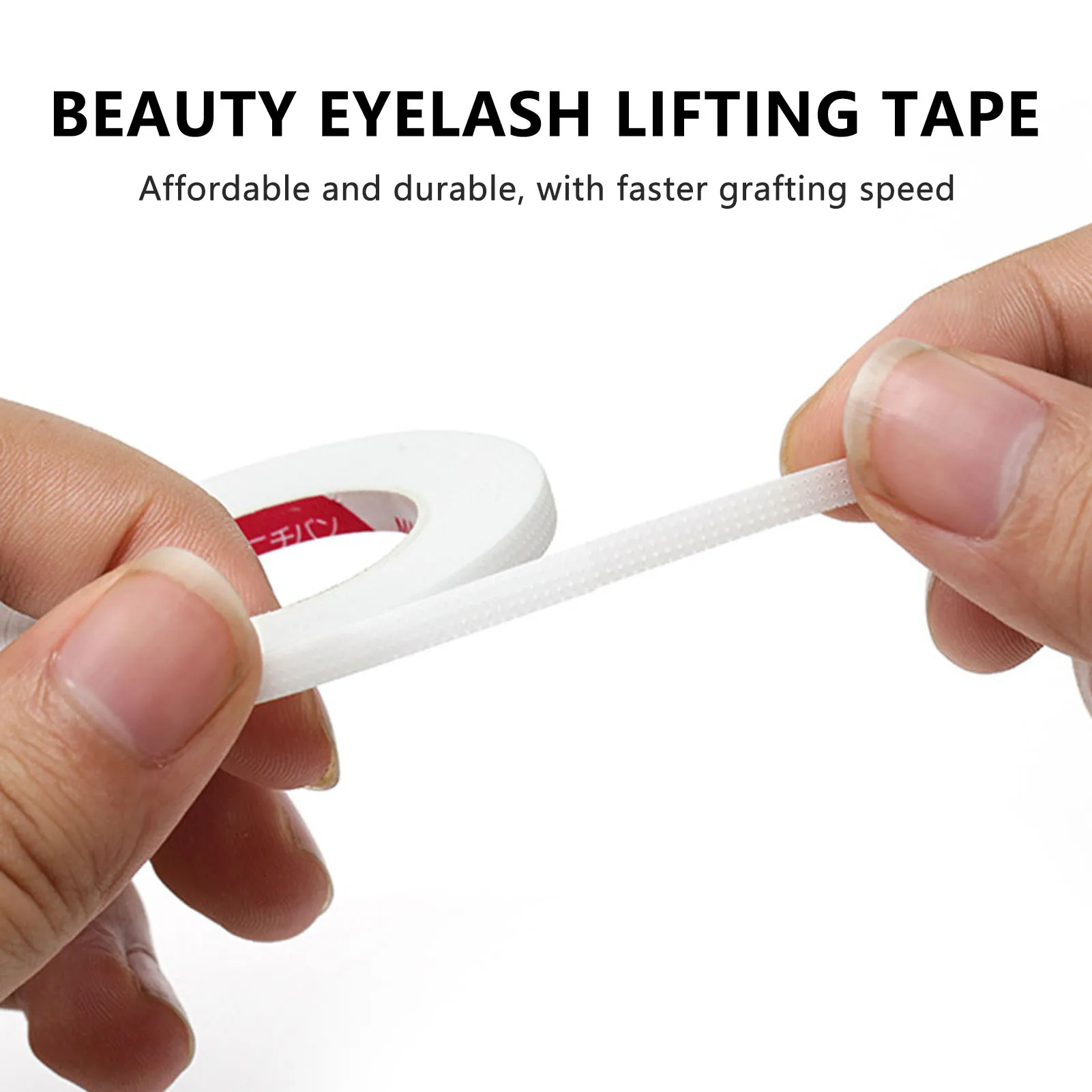 10 لفات أشرطة رمش لاصقة 4 مللي متر رموش فردية تمديد أدوات شريط طبي للرموش الطويلة المجعدة أدوات ماكياج