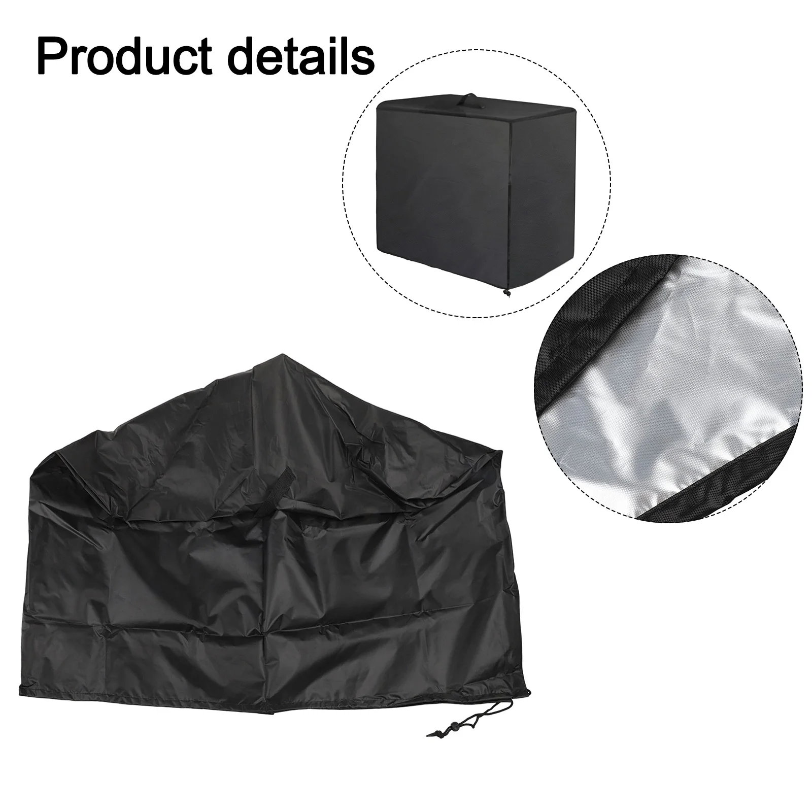 Waterproof Sand Filter Cover Filter Pump Sleeve Pool Equipment Parts 420D Oxford Cloth Black Color For Intex Full Protection