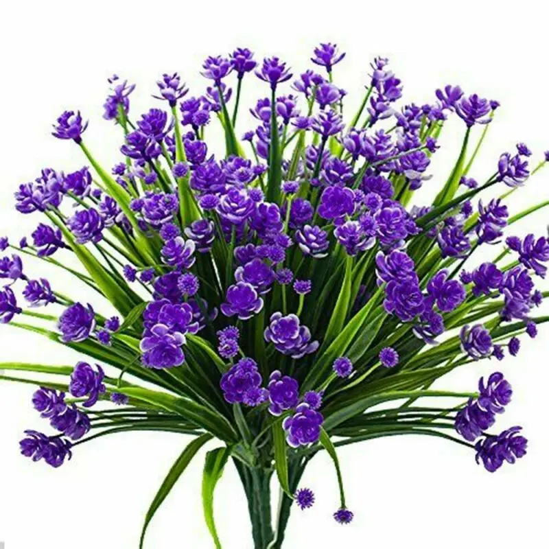 Artificial Fake Flowers Bunch Home Office Party Decor Garden Artificial Decor Home Wedding Decoration