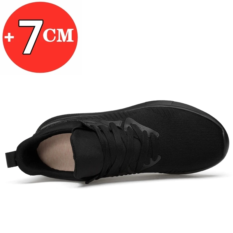 Fuqiao Big Size Sneakers Voor Heren Liftschoenen Verhoogde Schoenen Heren Verhogen De Hoogte Te Verhogen Binnenzool 7Cm Groter Schoenen