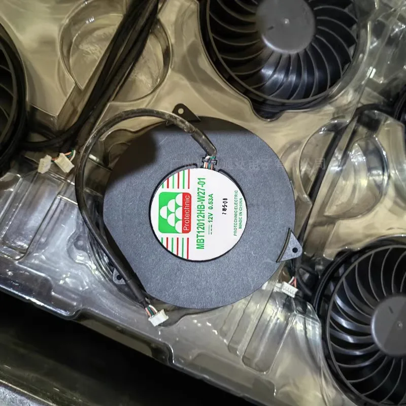 Free shipping original MBT12012HB-W27-01 12V 0.53A turbo double ball fan seat fan