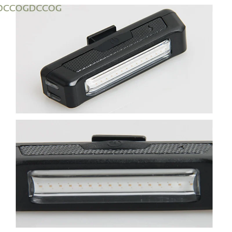 1 قطعة مقاوم للماء قابلة للشحن دراجة الضوء الخلفي/الدراجة الجبلية تحذير ضوء المصباح-الرؤية الدراجات والعتاد #1