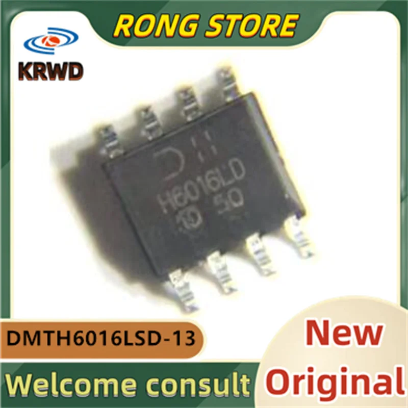 10 шт H6016LD Новый и оригинальный чип IC SOP-8 DMTH6016LSD-13 DMTH6016LSD DMTH6016LS DMTH6016L DMTH6016 6016