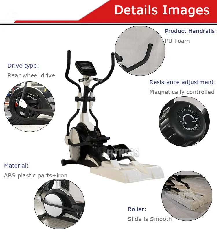 Best Selling Professional Cardio Commercial Grade Bike Indoor Fitness Gym Magnetic Lateral Cross Elliptical Trainers