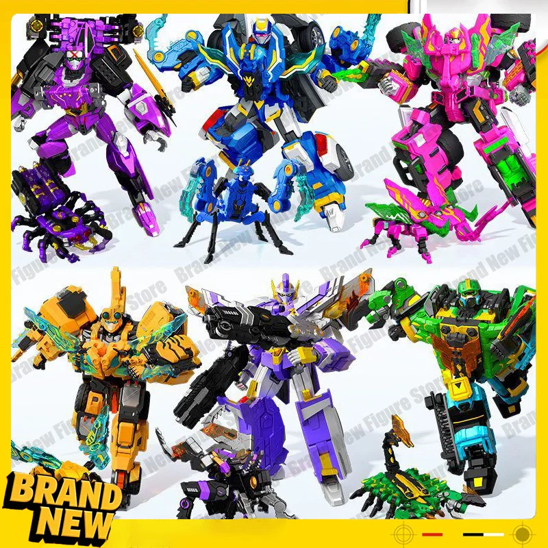 

Metal Cardbot Assembly Model Kit Insect Crisis Series Mecha Figure Blue Cop Dexter Shaoow Wilogliaroy Transformationg Robot