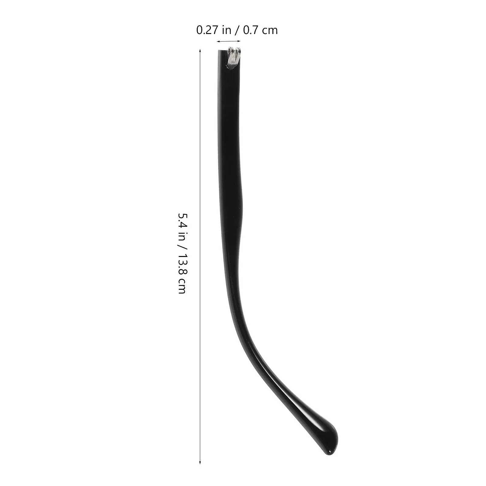 1Pair High-Strength Wear-Resistant Eyeglasses Replacement Temples Lightweight Comfort Fit Nonslip Metal Arm Legs for All Eyewear