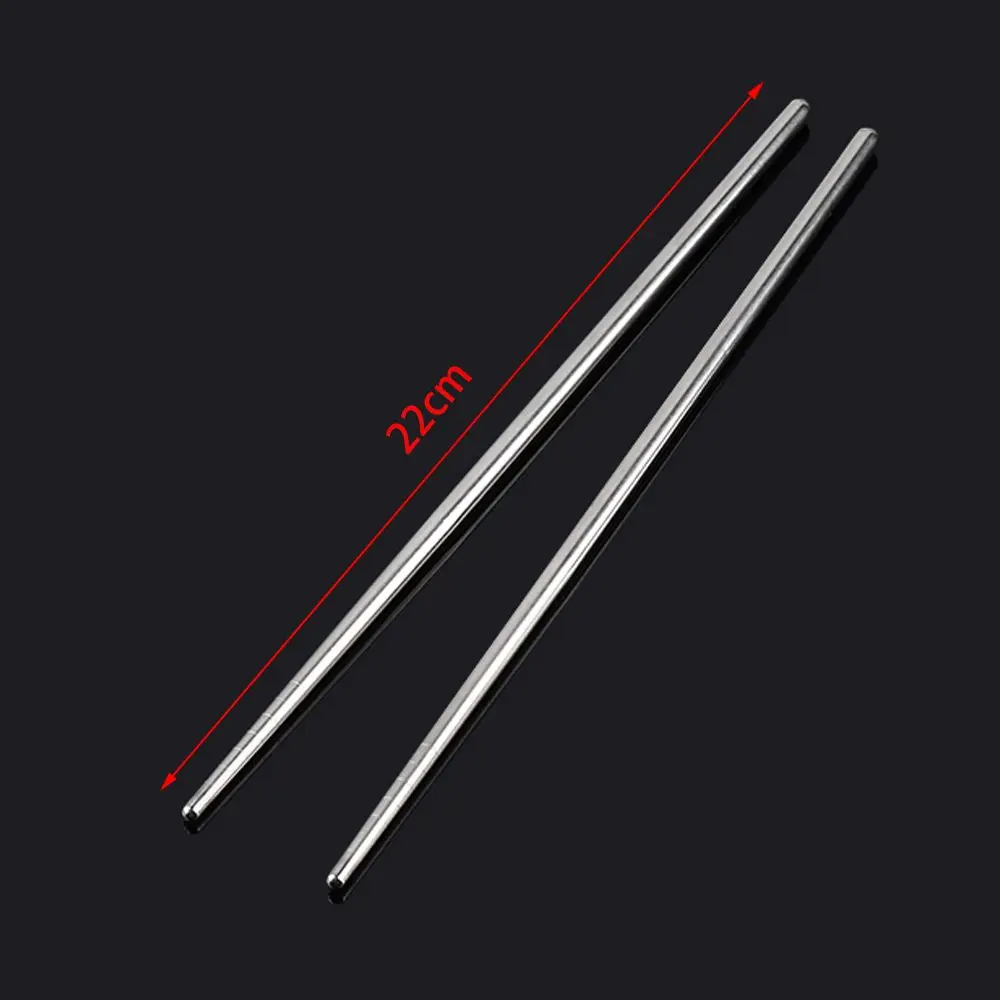 Healthy Tableware Chinese Chop Stick Stainless Steel Chopstick Non-slip