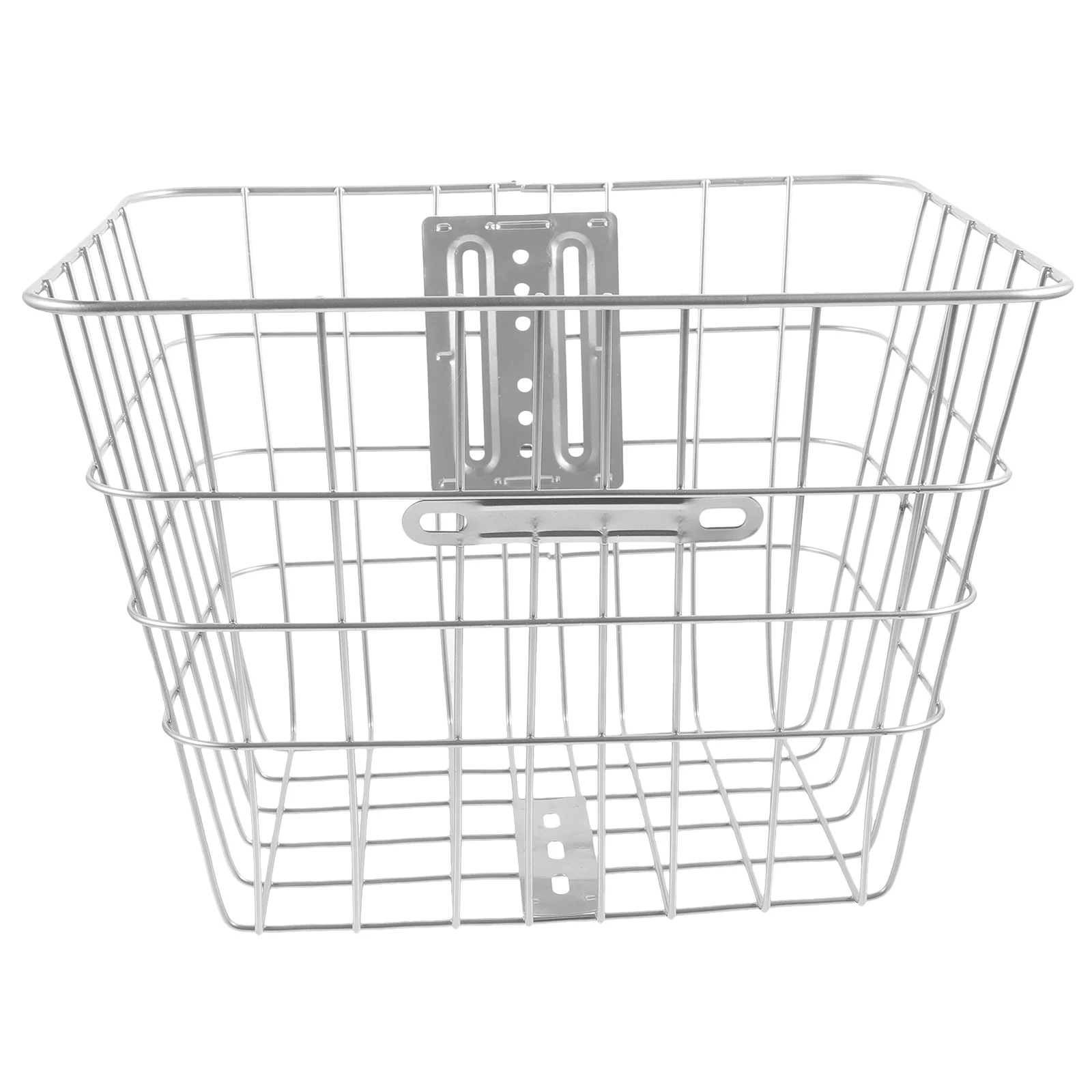 

Bike Rear Basket Metal Detachable Large Capacity Stable Bicycle Rear Storage Holder Convenient for Outdoor Cycling