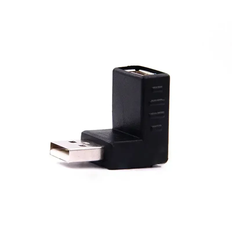 90 Degree Elbow Upwards Connector Adapte USB 2.0 A Male Female Adapter Connecter for Laptop PC Durability and Stable Performance