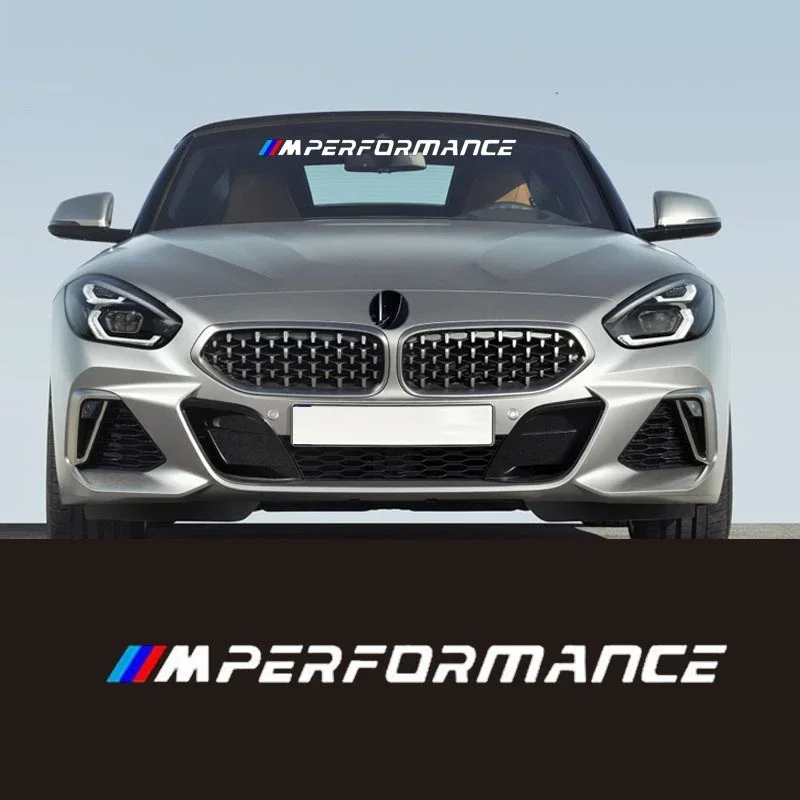 Picture 3: 1Pc M Performance Car Front Windshield Sunshade Sticker For BMW E28 E30 E34 E36 E46 E49 E90 E60 F30  E36 E87 F20 X3 X5 X7