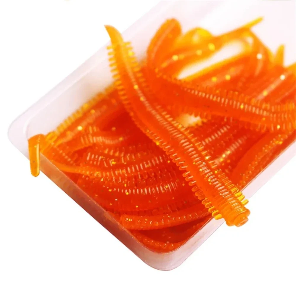 Cebo Blando Lombriz de Mar Flotante TPR – Señuelo Simulado 8cm - imagen 5