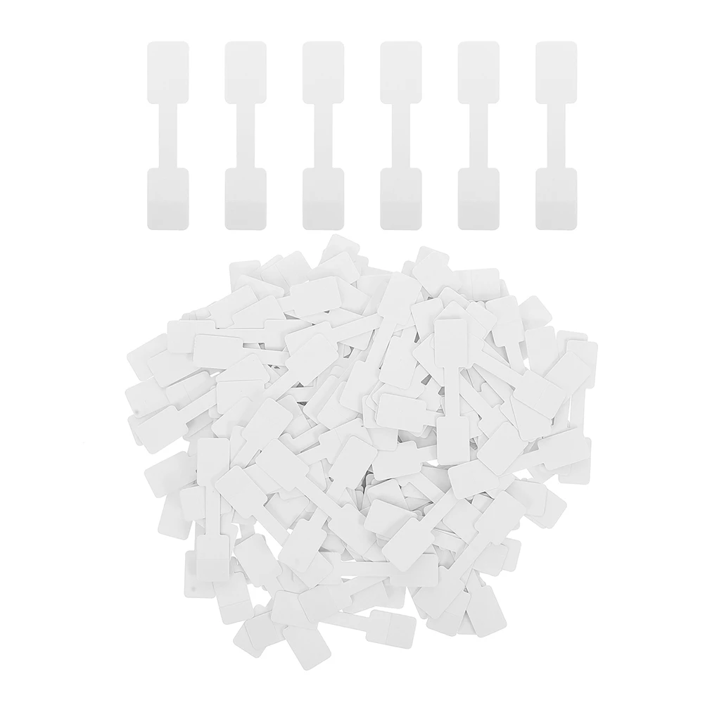 

500 шт. белых самоклеящихся этикеток для ювелирных изделий, карточки для розничной торговли, организации и маркировки, с возможностью записи