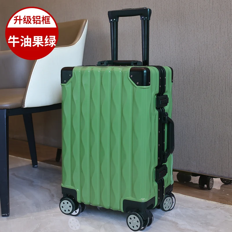 Super pretty suitcase trolley men women luggage Korean version 20/24/28 inch ins fashion tide password boarding travel case