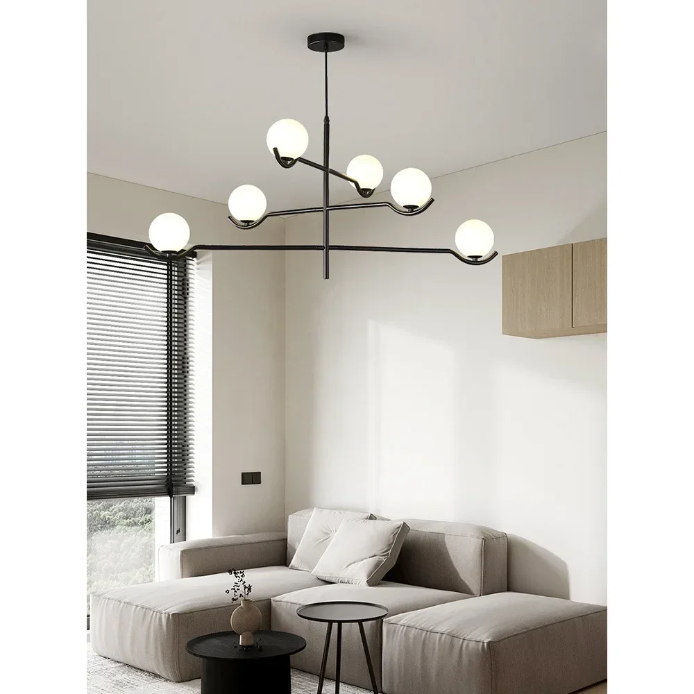 

Minimalist dining room chandelier, modern minimalist living room, study, bedroom, bedside small chandelier, creative lamps