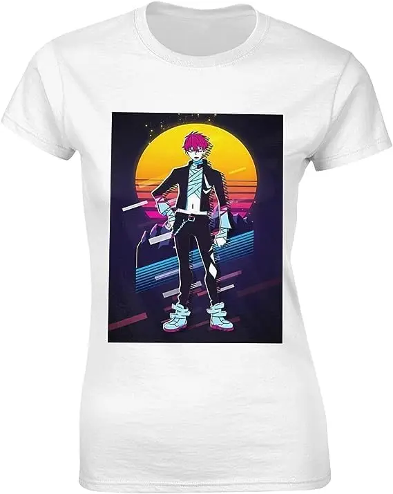 

Ssss Anime Gridman Shirt Women's Fashion Short Sleeve Cotton T Shirts Quick Dry Pattern Custom Tee Tops Black