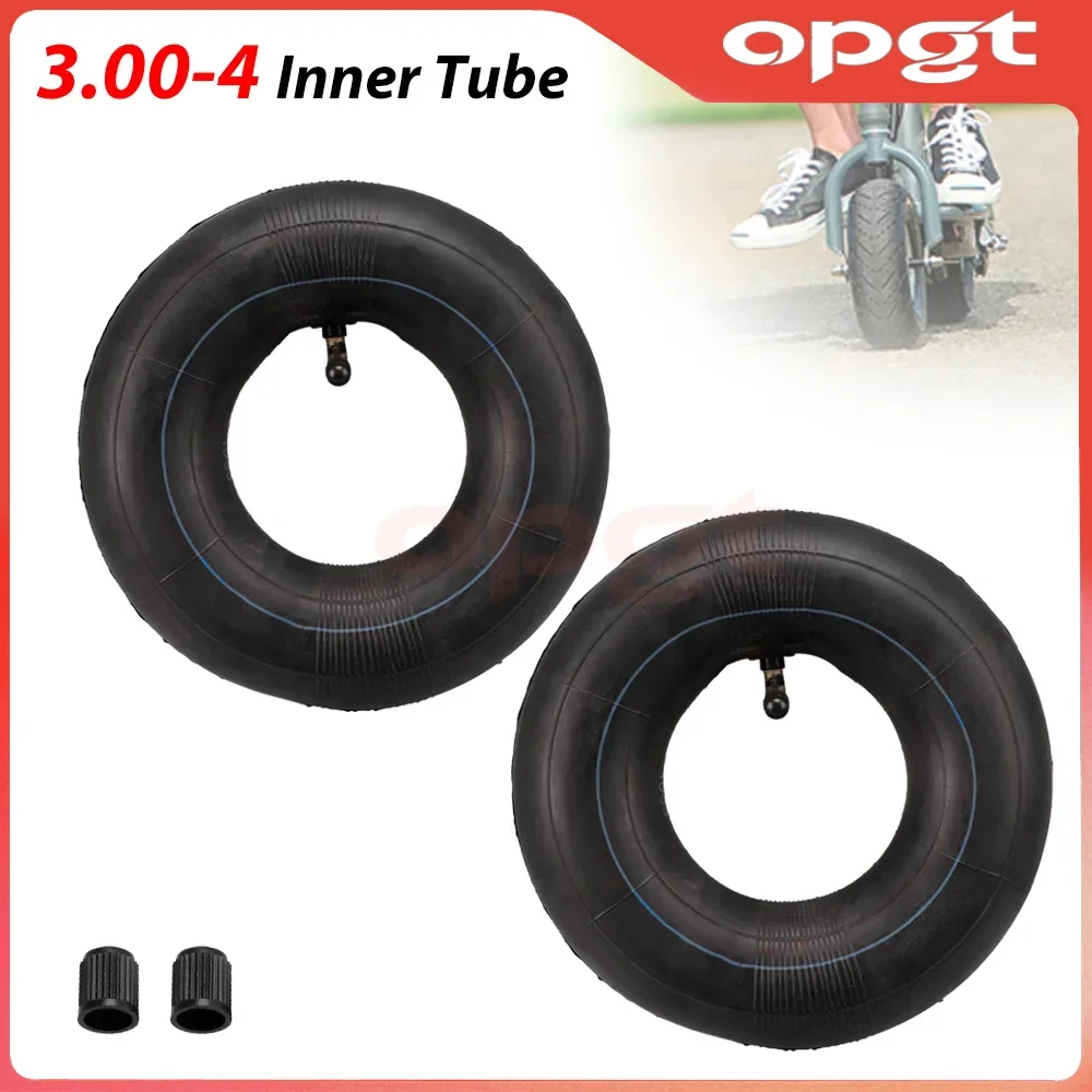 OPGT 3.00-4 260x85 Inner Tube with TR87 Angled Valve Stem for Wheelbarrow Pocket Rocket Chopper Mobility Electric Scooter ATV Go
