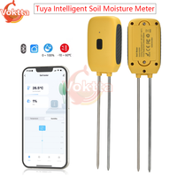 IP55 Waterproof Tuya Intelligent Soil Moisture Meter Garden Planting Moisture Detector Temperature and Humidity Sensor Monitor