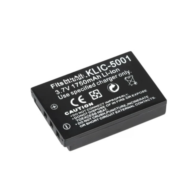 KLIC-5001 do Sanyo DB-L50 DMX-FH1 FH11 HD1000 HD2000 Do Kodak P850 Z760 DX7590 DX7630 Bateria Zoom 3.7V 1750mAh + Ładowarka