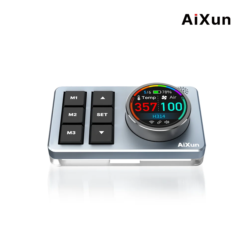 Aixun BS08 AI Smart Voice Center Control Response And Link In Seconds/Massive Built-In Entries/Ergonomic Smart Knob Display