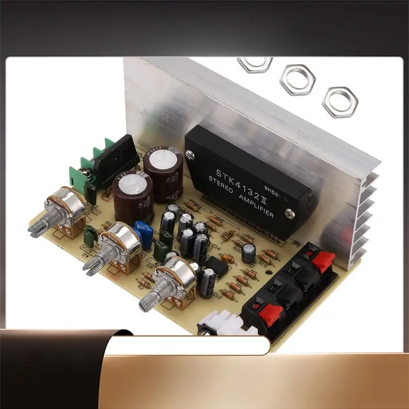 

AM0408 Universal 2.0 Channel Digital Power Audio Stereo Amplifier Board DC 12V STK Thick Film Series Amplifier Board-N35R