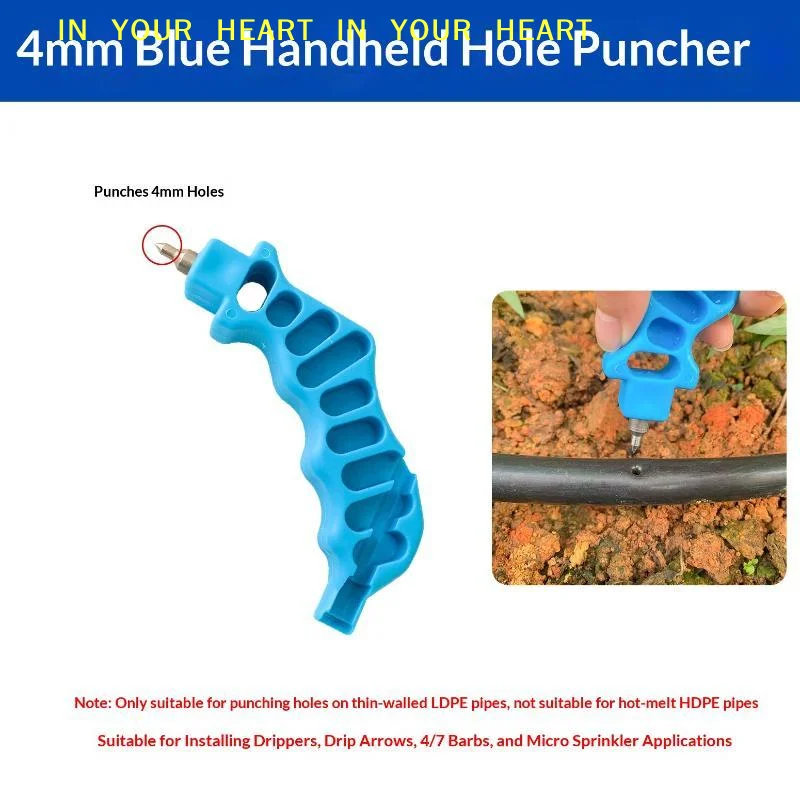 【X】Drip Irrigation Tubing Hole Punch Industrial Grade Wear-Resistant Sharp Anti-Slip Grip for Commercial Farm Irrigation