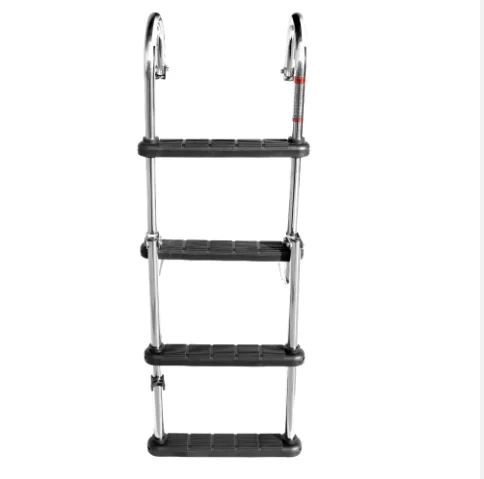 أجزاء القارب 4 خطوات سلم القارب للطي سلم الصعود للقوارب البحرية العائمة #4