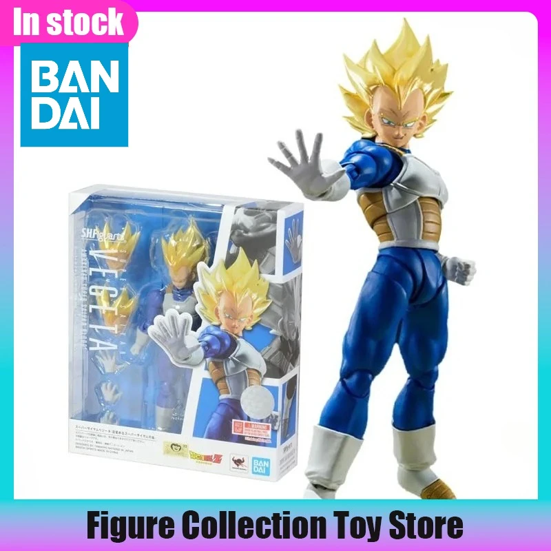 

В наличии: Оригинальный коллекционный набор Bandai Dragon Ball Z SHF Vegeta Awakened Super Saiyan Blood — Аниме-фигурка, модель для коллекционирования, игрушка