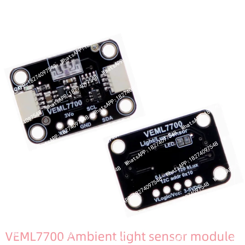 2.5V-3.6V VEML7700 ambient light sensor module 16-bit I2C interface - STEMMA QT/Qwiic