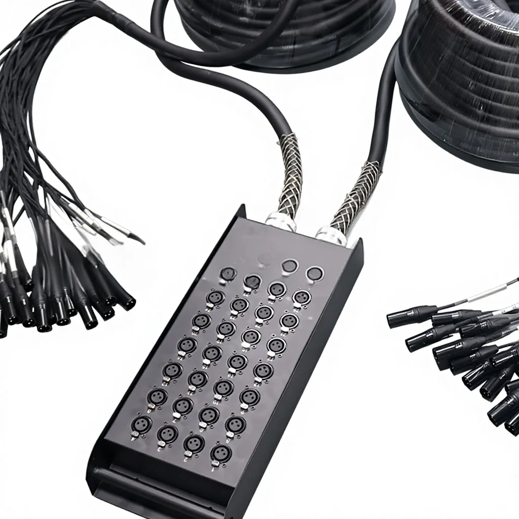 8/12/16/20/24/32/40-Way Multi-Channel Oxygen-free Copper Conductors Cannon Wiring Box Recording Studio Box Multi-Core Cables