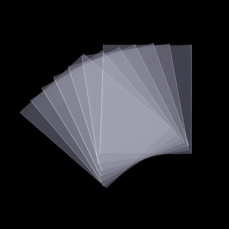 Fundas para tarjetas, cubierta transparente, Protector transparente, tarjetero para juego de mesa, carpeta comercial de identificación, bolsa para fotos, 100-500 Uds.