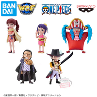 Bandai Original One Piece WCF Wano Country Conclusion Vol. 2 Hawkeye & Crocodile Figure Statue Collectible Kid Toy Gift