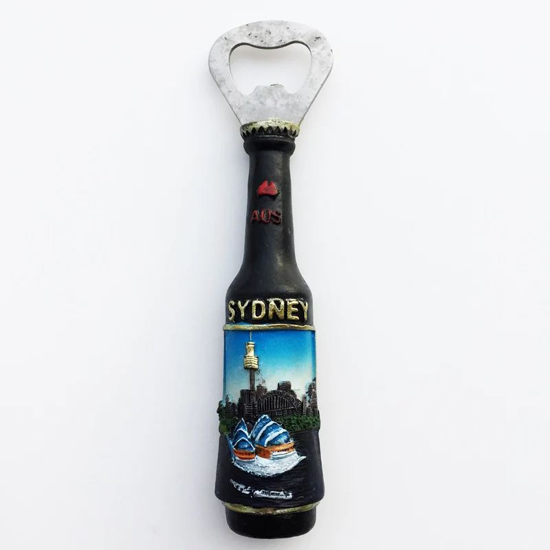 

Fridge Magnet Attraction Sydney, Australia Bottle Opener Creative Decoration Craft Tourism Souvenir Message Post