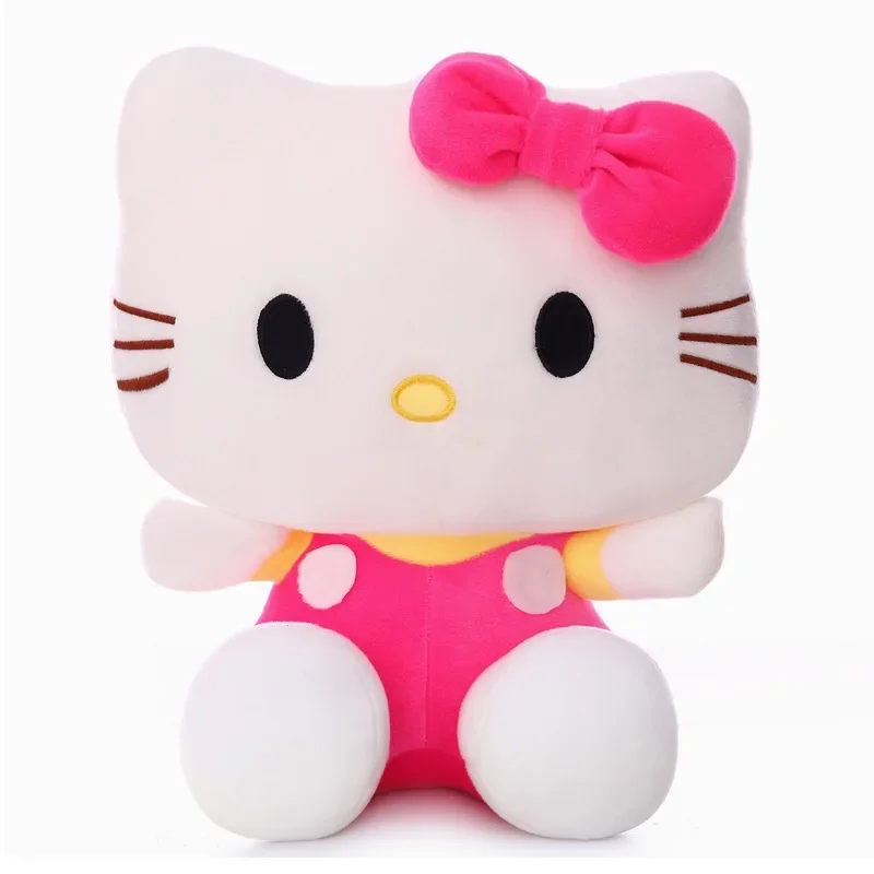 Kawaii Sanrio Pluche Hello Kitty Pluche Kamer Decor Plushies Kawaii Pop Hallo Kitty Knuffel Ragdoll Home Xmas Geschenken