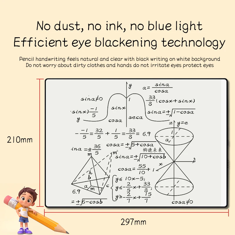 Local can eliminate magnetic writing sketch board Whiteboard small blackboard writing board office drawing board A4 size