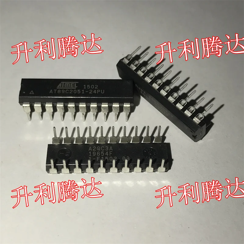 100% Original New   5PCS/LOT  AT89C2051-24PU  DIP20  Embedded microcontroller